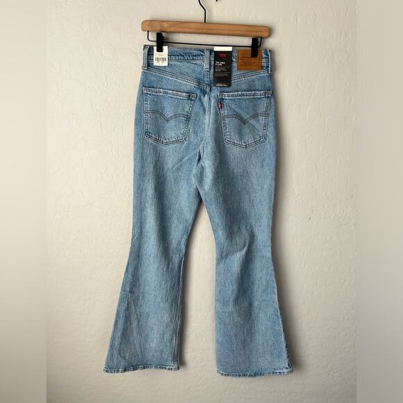Levi’s 70’s high rise flare jeans 28 NEW - Picture 4 of 9